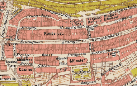 Vorschaubild Übersichtsplan Stadt Bern 1941