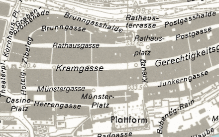 Vorschaubild Übersichtsplan Stadt Bern 1978